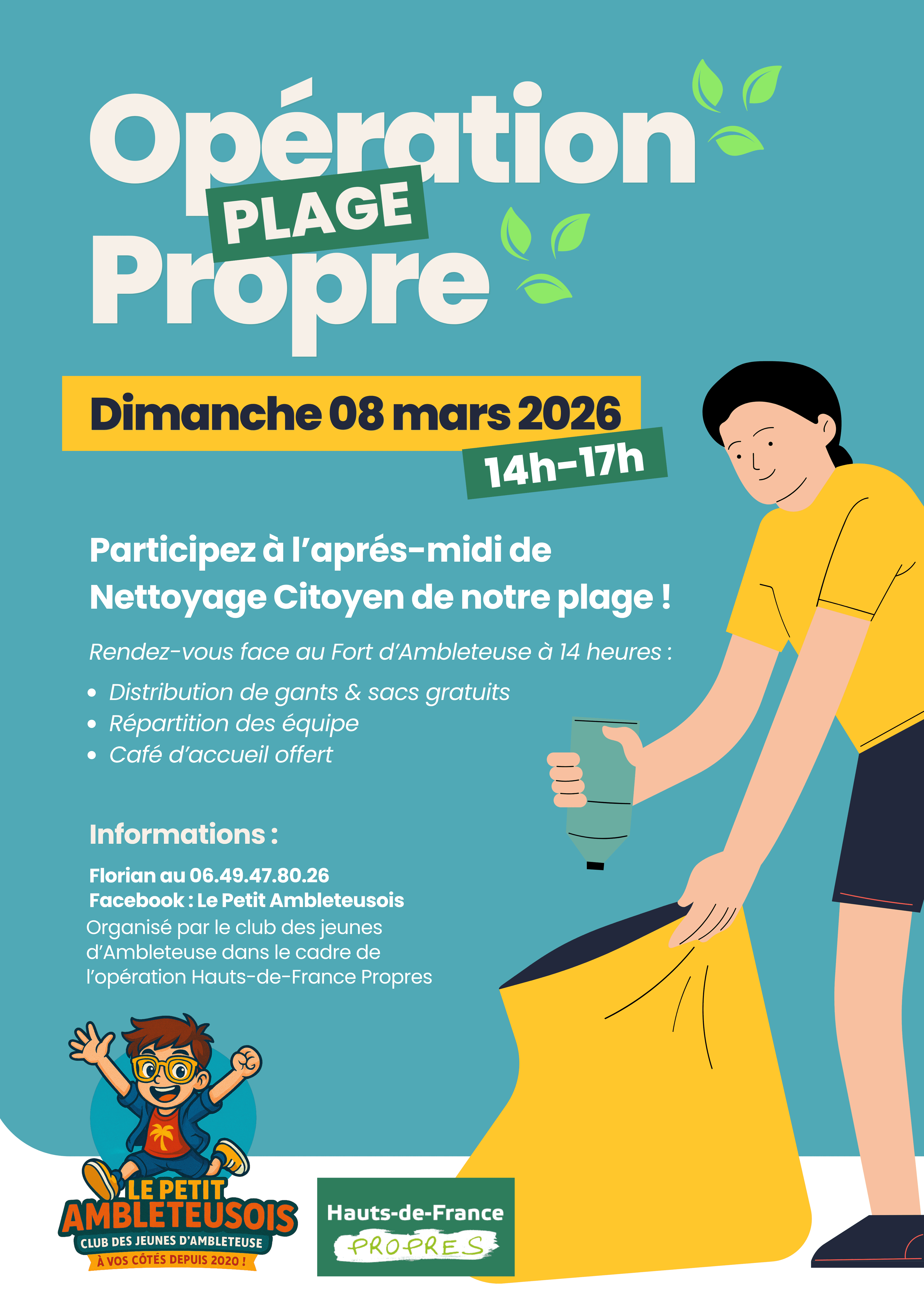 Affiche de l’événement Opération Plage Propre