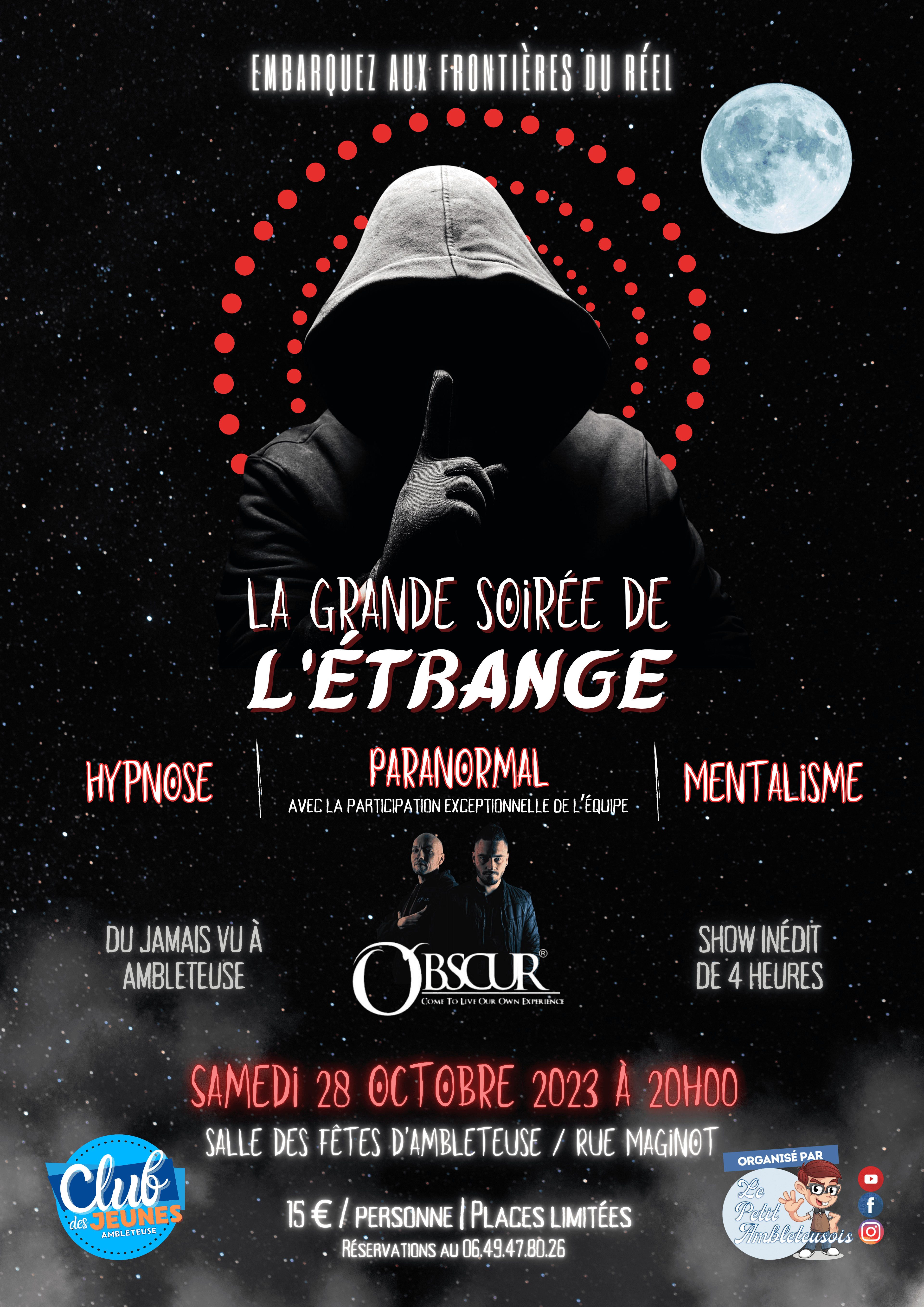 Affiche de l’événement La grande soirée de l’étrange
